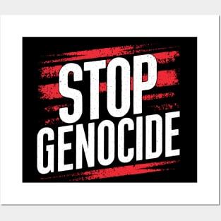 Stop Genocide Posters and Art